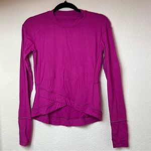 LULULEMON Sz 6 Raspberry Long Sleeve Pullovers
